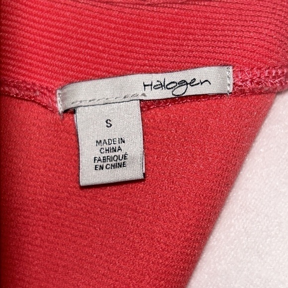 Halogen Barbie Pink Bodycon Peplum Top Size Small - Picture 5 of 6